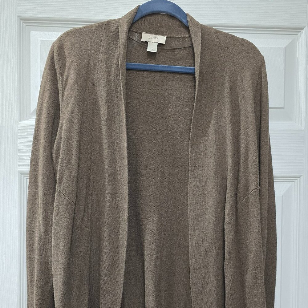 Women's Brown Cardigan, Size S